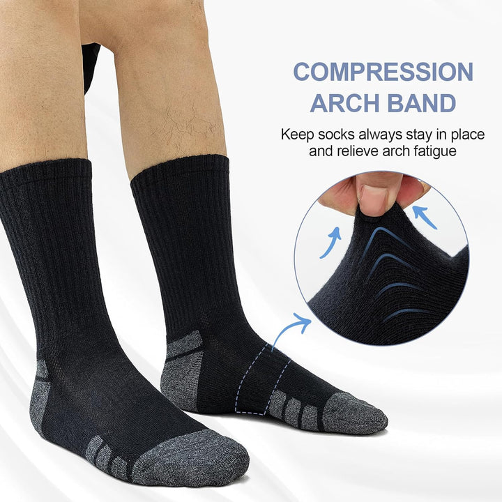 Comfortabele katoenen uniseks sportsokken (6-pack) voor optimale ventilatie en droge voeten.