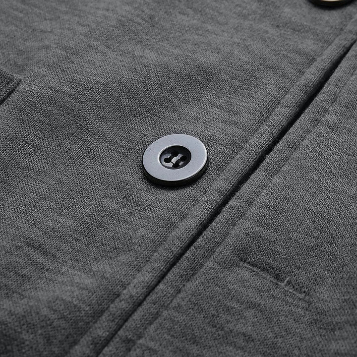 Donkerblauwe heren casual blazer, essentieel voor een veelzijdige smart casual garderobe.
