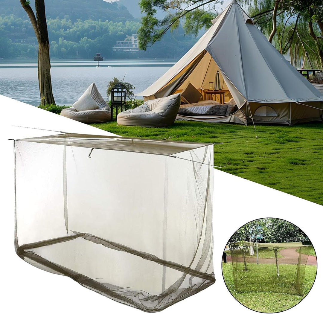 Comfortabel outdoor vliegnet voor een ongestoorde ervaring in de natuur of thuis.