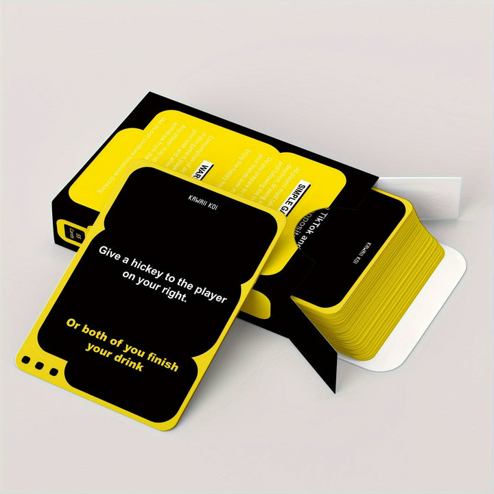 LaughShots feestspel, het perfecte cadeau voor liefhebbers van hilarische kaartspellen en onvergetelijke momenten.