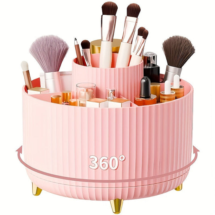 Witte draaibare make-up organizer voor een nette badkamer of kaptafel, type: nieuw.
