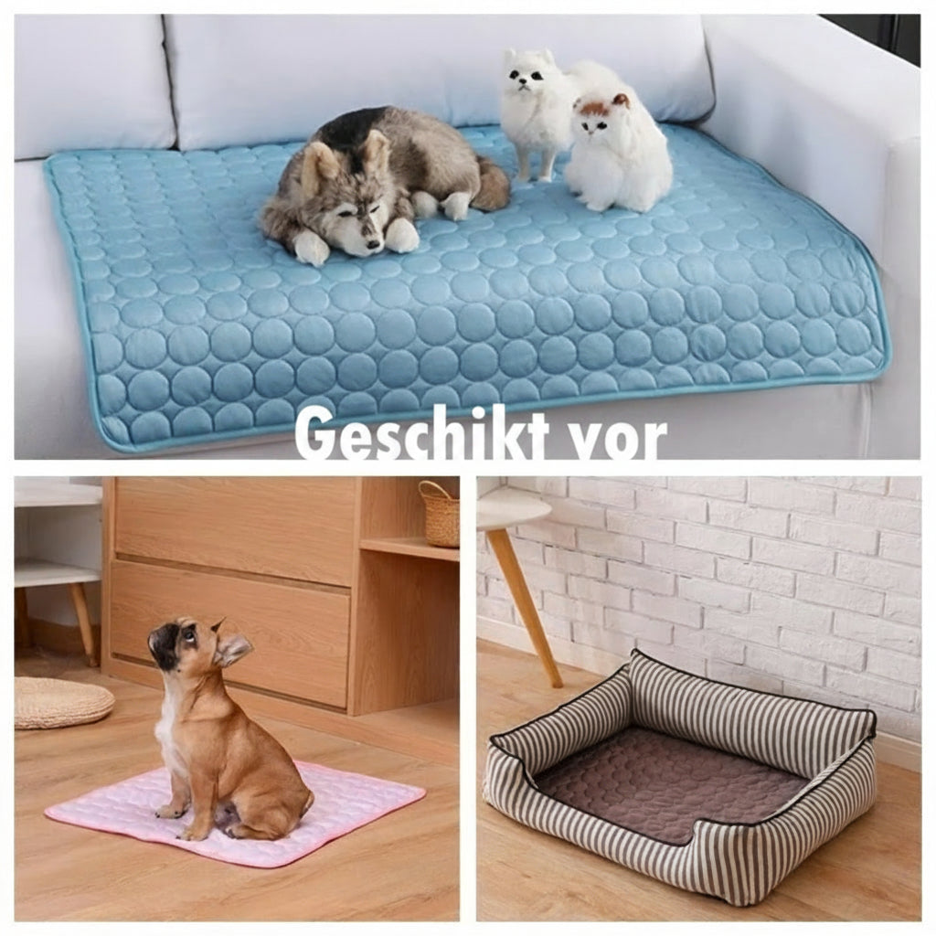 Draagbare koelmat voor huisdieren, groot formaat; perfect voor verkoeling van uw hond of kat.