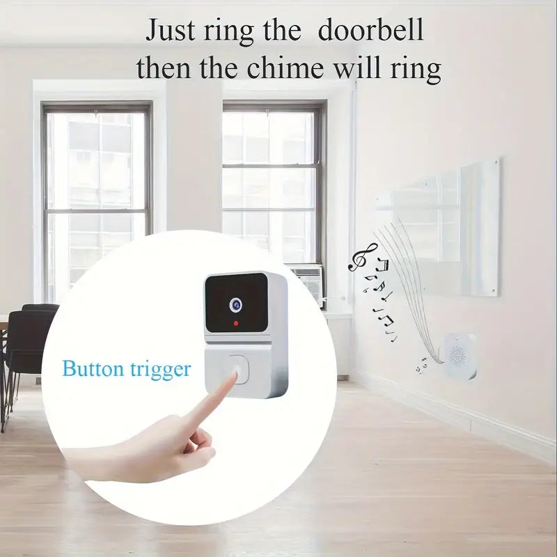 Communicateer met bezoekers via de SmartGuard videodeurbel met tweeweg audio en ingebouwde intercomfunctie.