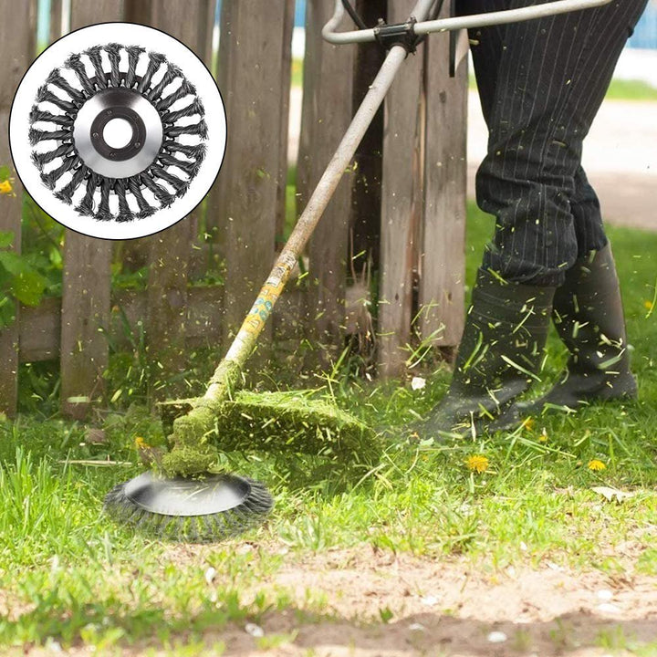 LawnShield draadtrimmerkop voor het effectief maaien van gras en hardnekkig onkruid. Essentieel bosmaaier accessoire.