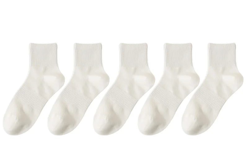 Grijze katoenen herensokken, ademend en comfortabel, maat 39-45, ideaal voor casual dagelijks gebruik.
