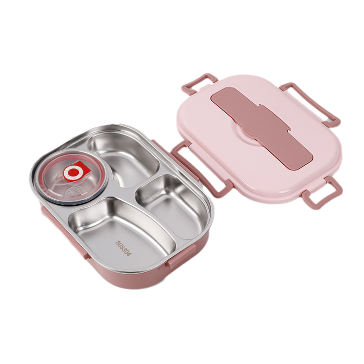 Houd je maaltijden warm en vers met deze RVS thermische bento lunchbox met compartimenten. Voor werk/school.