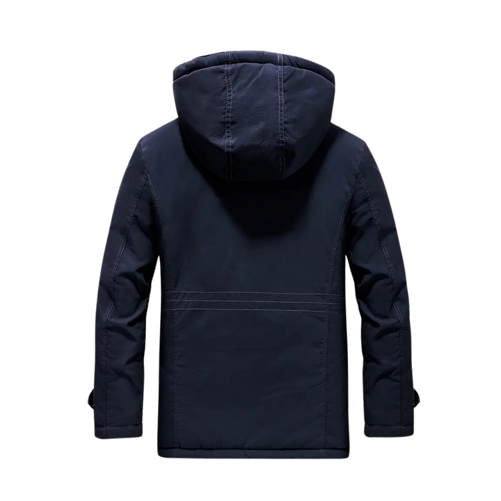 Comfortabel gevoerd heren winterjack Kaspar, warm, winddicht en waterafstotend voor al je buitenavonturen.