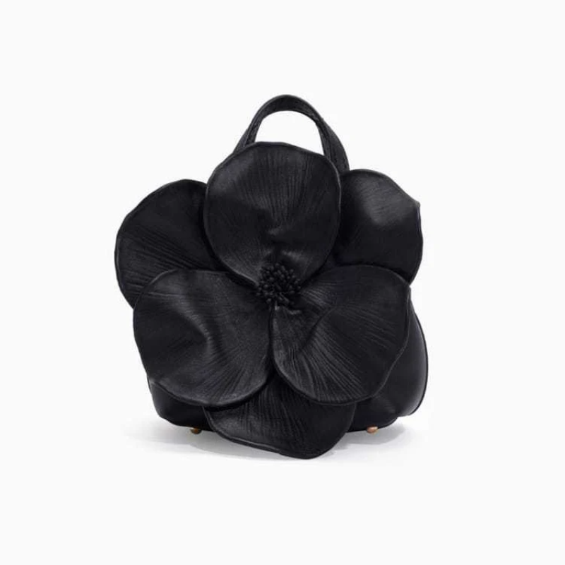 Dames mini handtas met levendig bloemenpatroon, compact en trendy, ideaal voor onderweg als schoudertas.