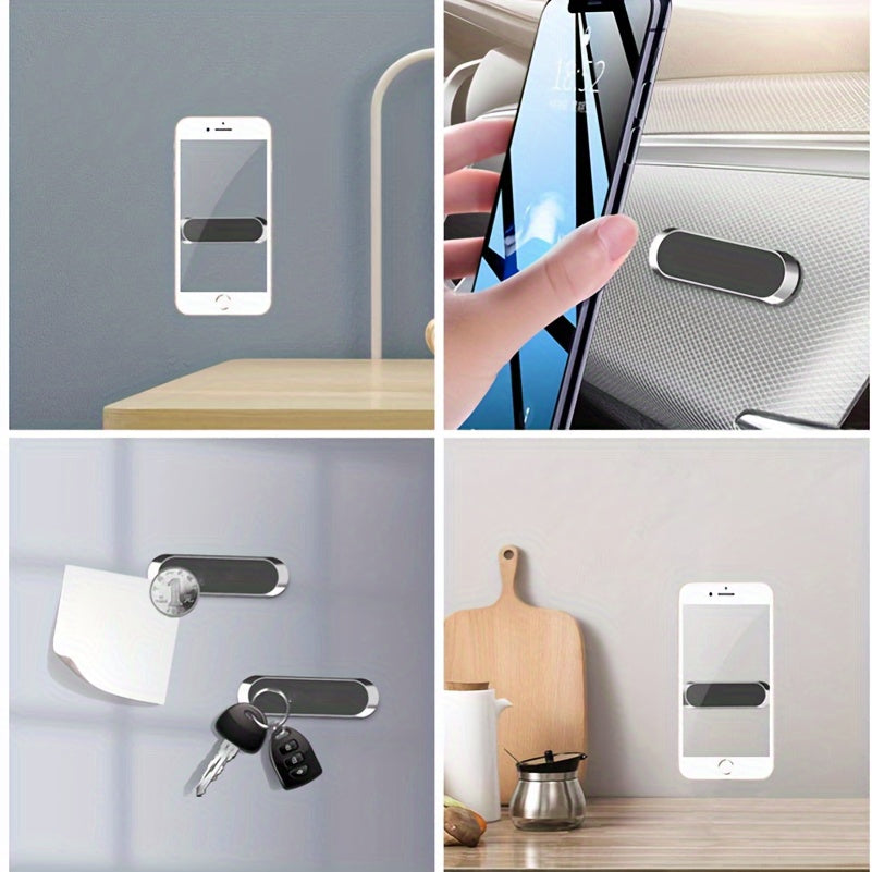Compacte magnetische telefoonhouder auto; past op elk dashboard, stevige grip.