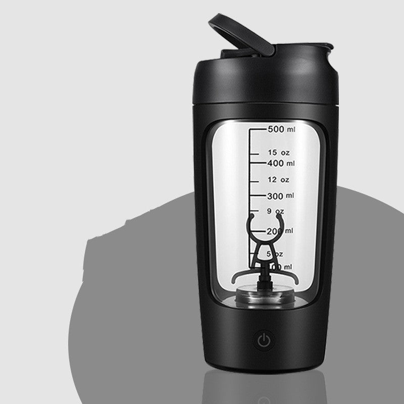 Zelfmixende proteïne shaker voor een perfect gladde shake, oplaadbaar via USB, perfect voor fitness.