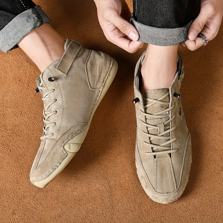 Adriel outdoor schoenen voor heren, waterdicht kunstleer met elastische sluiting, zeer comfortabel.