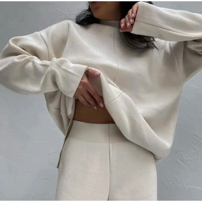 Trendy dames huispak voor thuis, zacht en stijlvol, ideaal als comfortkleding.