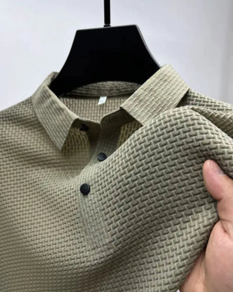 Veelzijdig heren poloshirt; elegant voor werk, stijlvol voor vrije tijd. Comfortabele casual kleding.