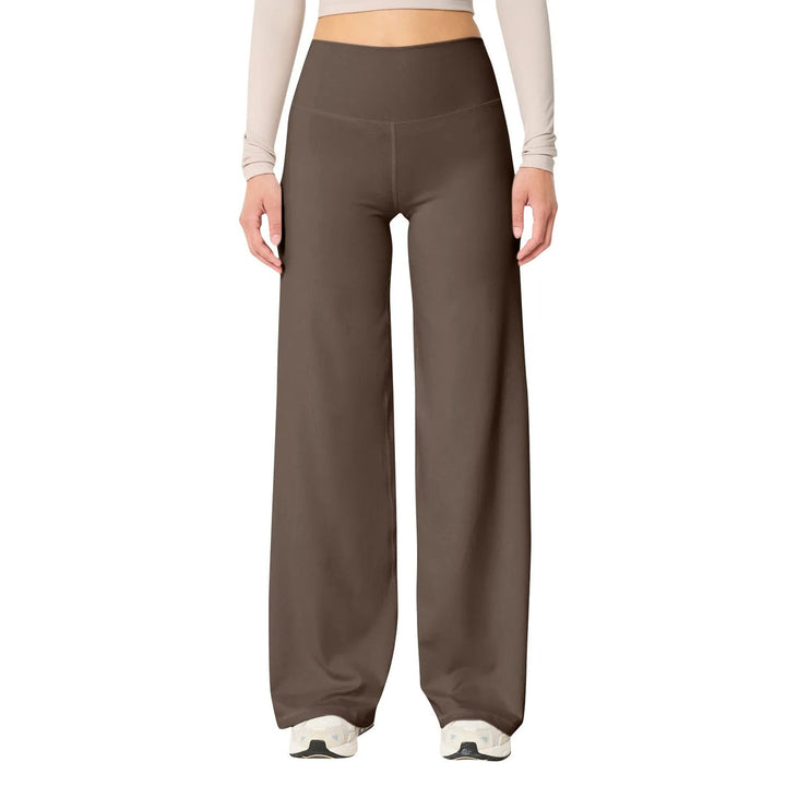 Hoge taille stretch broek voor dames, veelzijdige yoga legging voor fitness, sport en ontspannen vrije tijd.