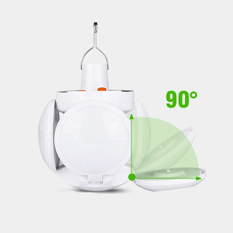 Bulby noodverlichting: een betrouwbare, opvouwbare solar LED lamp voor stroomuitval of avontuur.