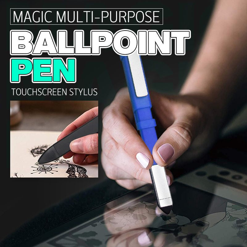 Innovatieve pen met verborgen schroevendraaiers en een stabiele telefoonhouder; een essentieel gereedschap voor tech-liefhebbers.