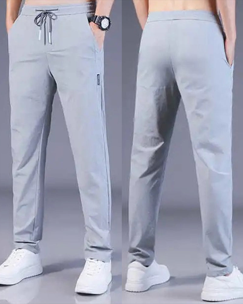 AeroFlex herenbroek, innovatieve stretchstof, supersnel drogend, comfortabel voor sport en casual draagcomfort.