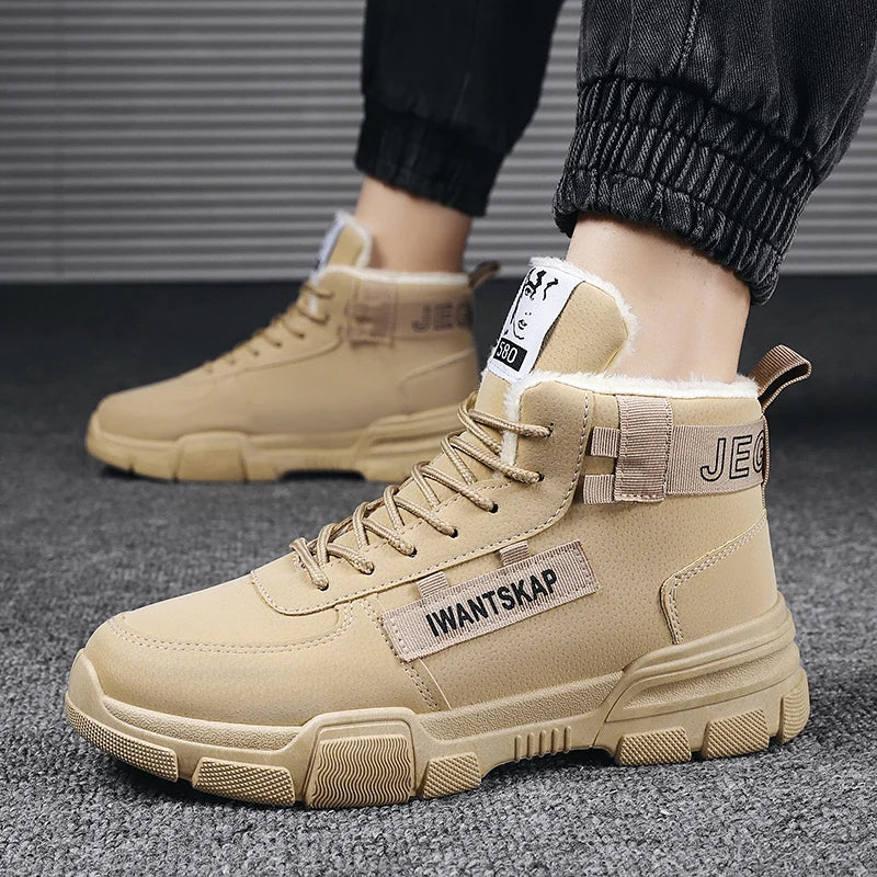 Herenmode wintersneakers, stijlvol en warm, een must-have voor de koude maanden.