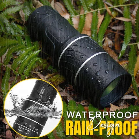 Waterdichte 16X52 zoom monoculair voor helder zicht bij camping, reizen en natuurfotografie.