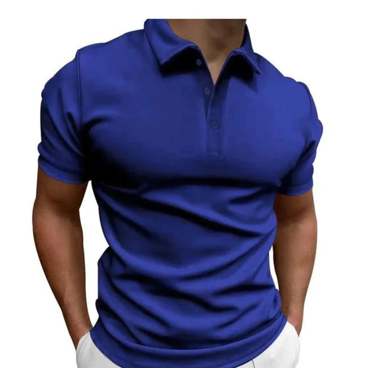 Moderne heren slim fit polo in diverse kleuren. Creëert een slanke, stijlvolle uitstraling, perfect voor de zomer.