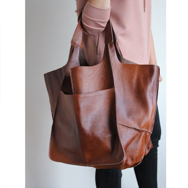 Moderne vintage dames tas, ruime schoudertas, perfect voor een complete elegante look.