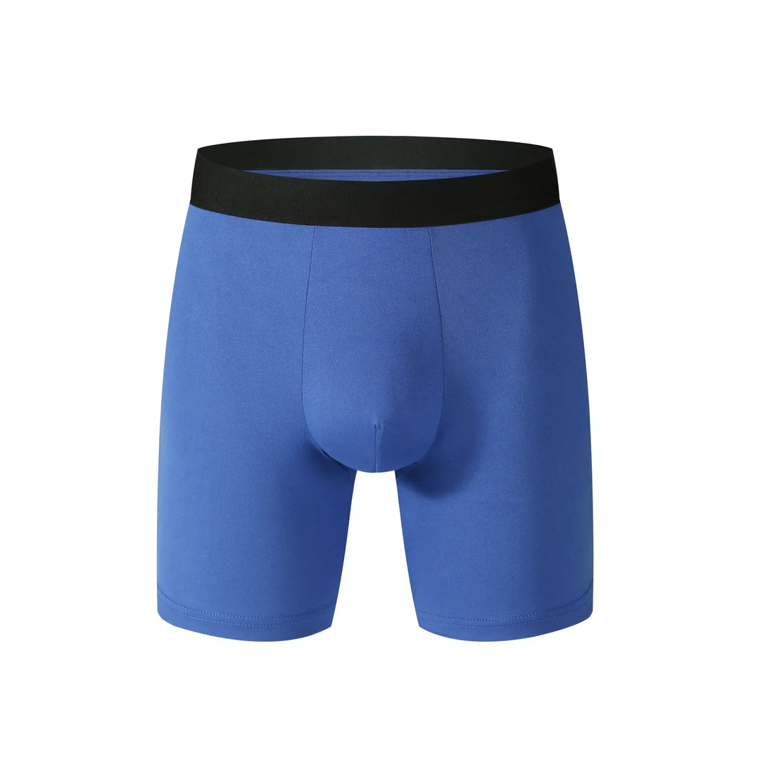 Premium heren boxershorts, set van 3, voor ultiem comfort, lange pijpen en ademende stof.