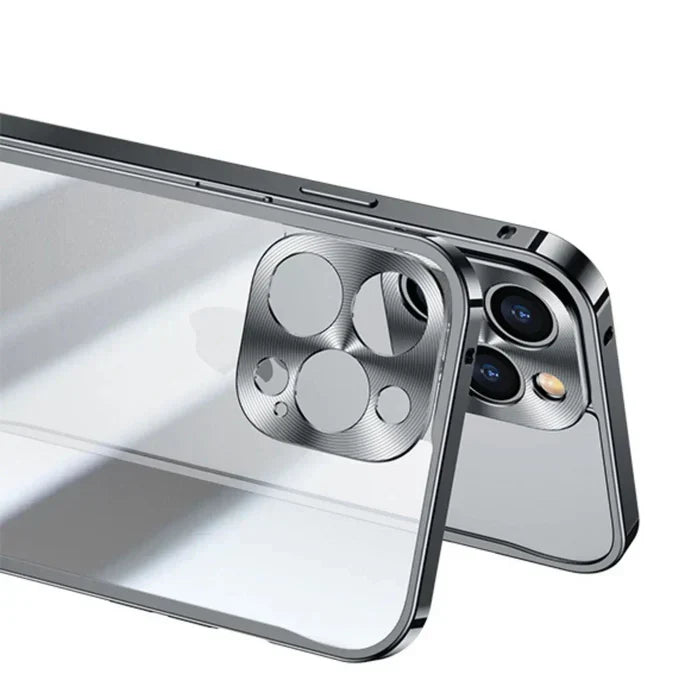 Slank transparant iPhone 15 MagSafe hoesje, behoudt dun profiel van je telefoon.