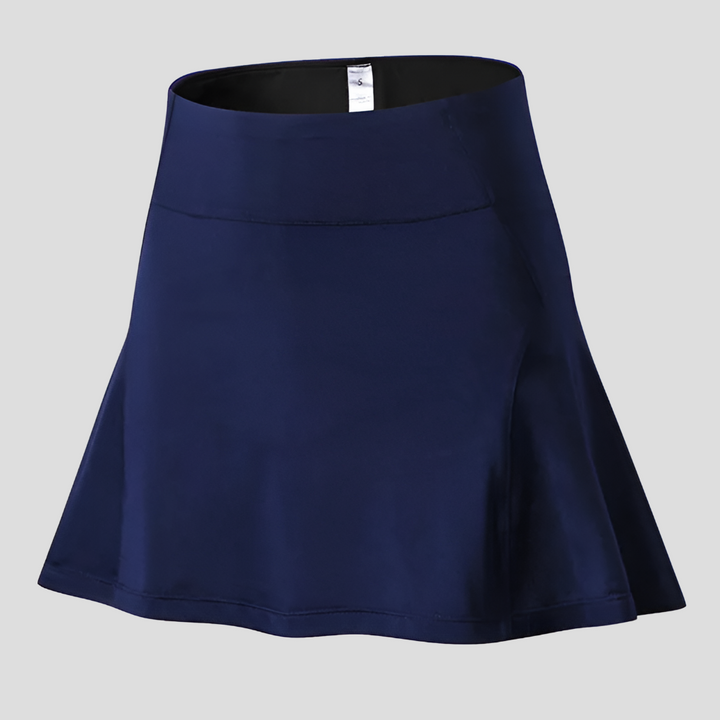 Comfortabele dames sport tennisrok met binnenbroekje, sneldrogend en zomerklaar. Perfect voor actieve vrouwen.