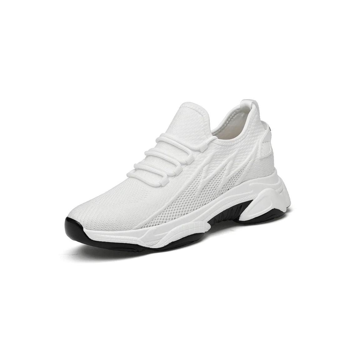 Heren sneakers met discrete hoogteverhoging. Stijlvolle en comfortabele casual schoenen voor een moderne look.