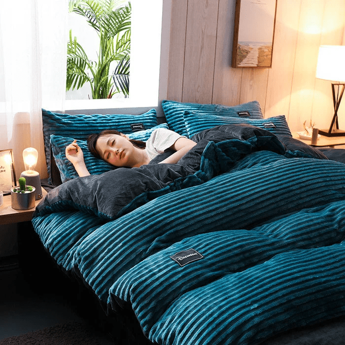 Premium winter beddengoed: fluweel en fleece voor ongeëvenaard comfort en warmte. Verrijk uw slaapkamer.
