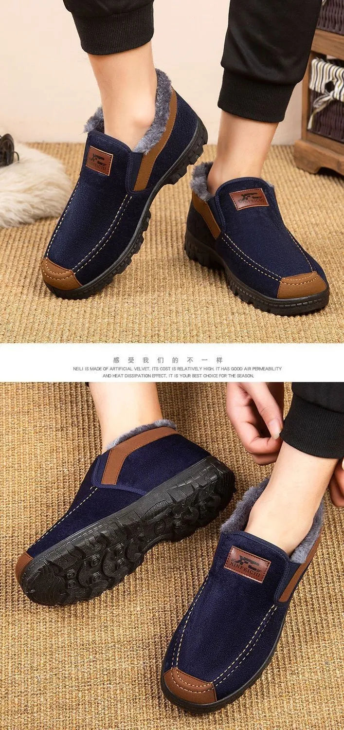 Veelzijdige herenschoenen voor winter; combineert functionaliteit met een trendy uitstraling.