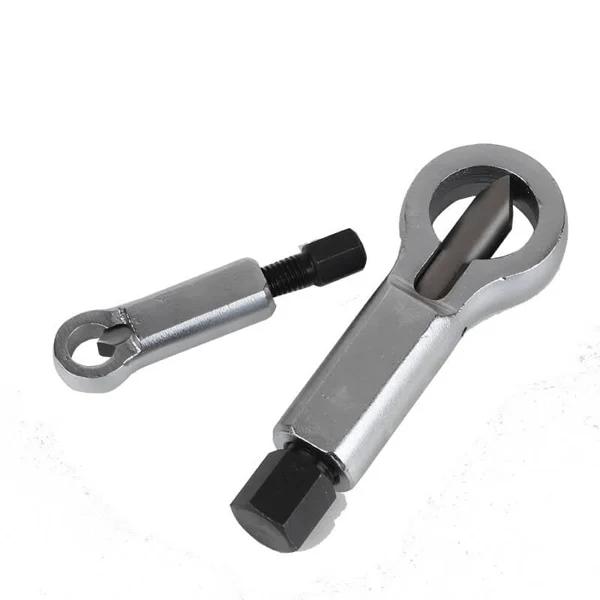 Efficiënte moer splitter voor het moeiteloos verwijderen van vastgeroeste moeren; een must-have klusgereedschap.