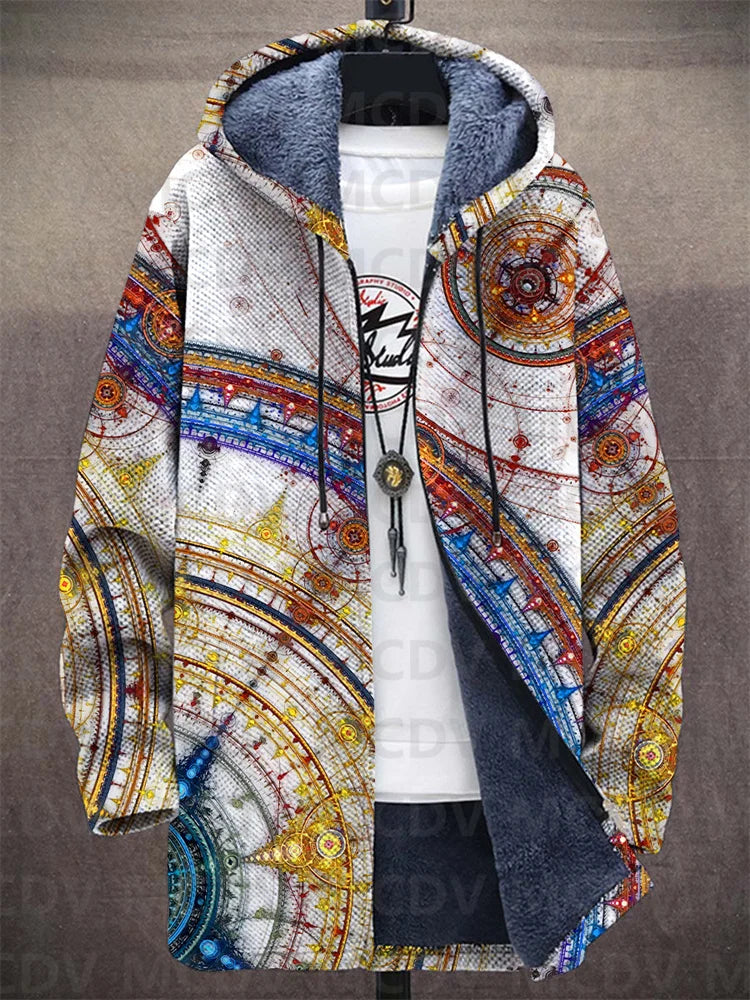 Heren wintervest, comfortabel en warm, met een stoer, uniek design.
