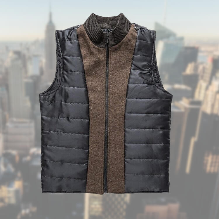 Herenmode: Elegante mantel en gilet set, geschikt voor diverse gelegenheden en seizoenen.