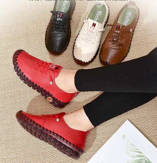 Modieuze platte loafers voor dames, comfortabele instappers die elegantie combineren met dagelijks comfort.