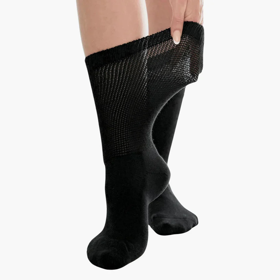 Unisex medische comfort sokken, perfecte pasvorm. Vermindert drukpunten bij neuropathie & diabetes.