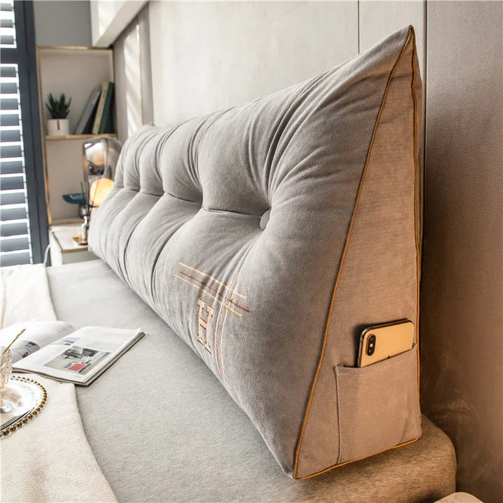 Luxe EmbraceNest groot comfortkussen; zacht loungekussen ideaal voor ontspanning, woondecoratie en als gezellig bankkussen.