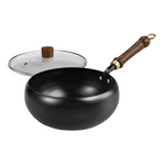 28cm met glazen deksel