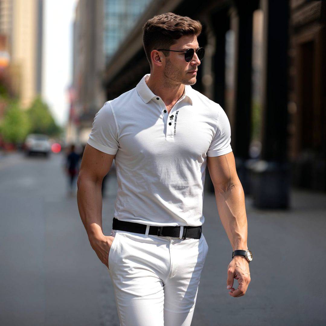 Stijlvolle Hoymans heren polo. Regular fit, ademend en perfect als casual of zakelijk shirt.