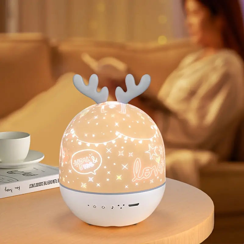 USB nachtlamp sterrenprojector, ideaal droomlicht voor kinderen. Projecteert sterrenhemel en creëert sfeer.