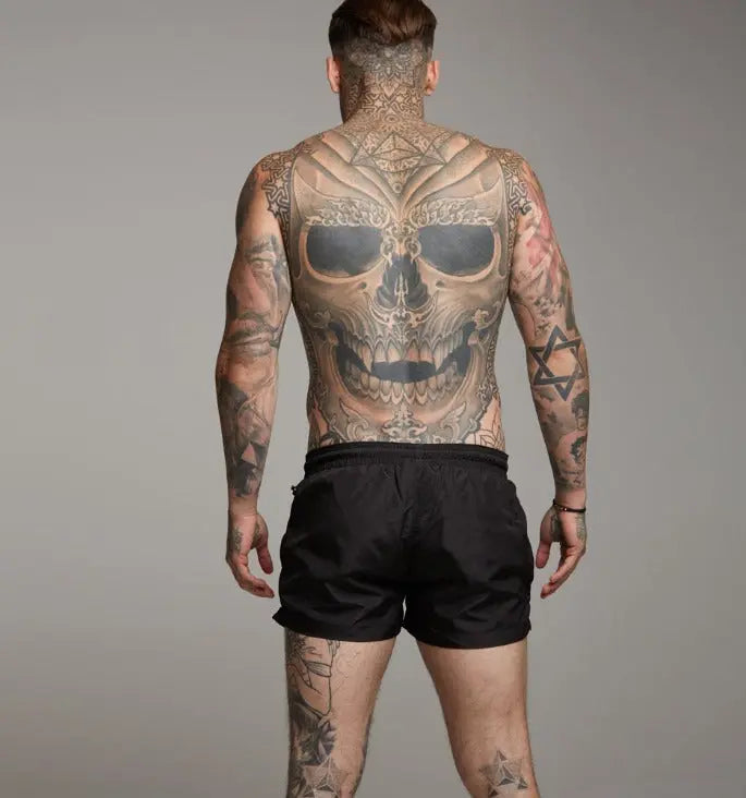 Stijlvolle heren zwemshorts, ideaal voor egale bruining op strand. Comfortabele SunBreeze zwembroek voor de zomer.