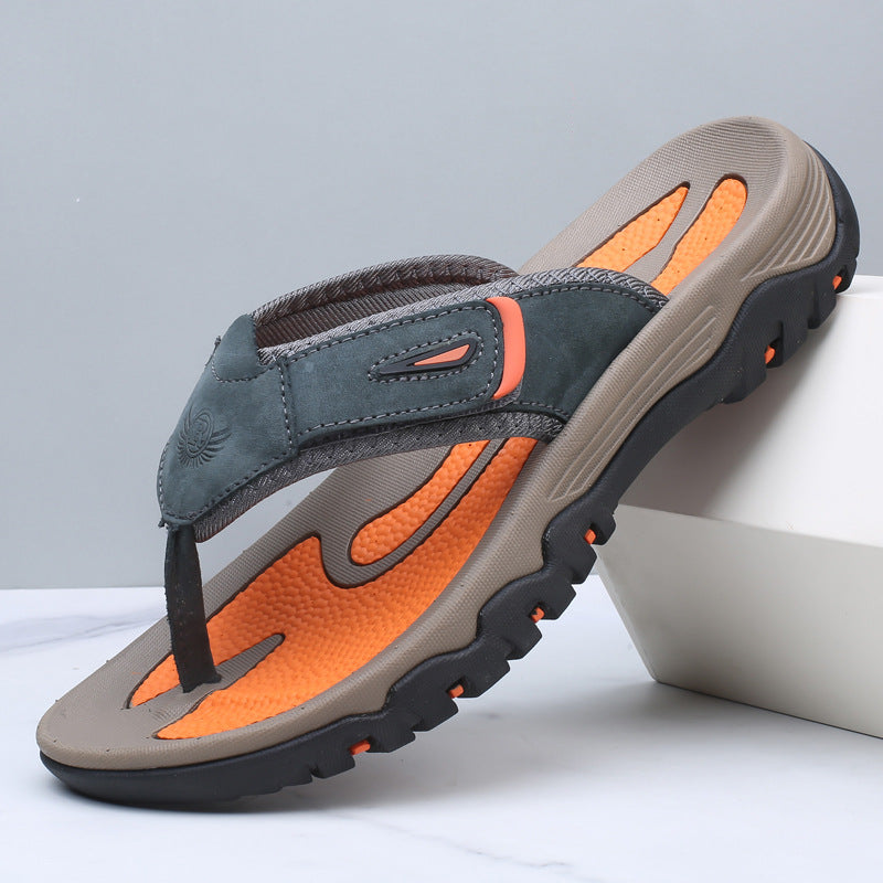 Robuuste heren sportsandalen met zijversteviging voor extra stabiliteit. Ideaal voor wandelen en buiten.
