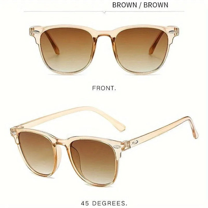 Trendy dames zonnebril, theeframe met luipaardprint, gepolariseerde glazen, perfect mode accessoire.