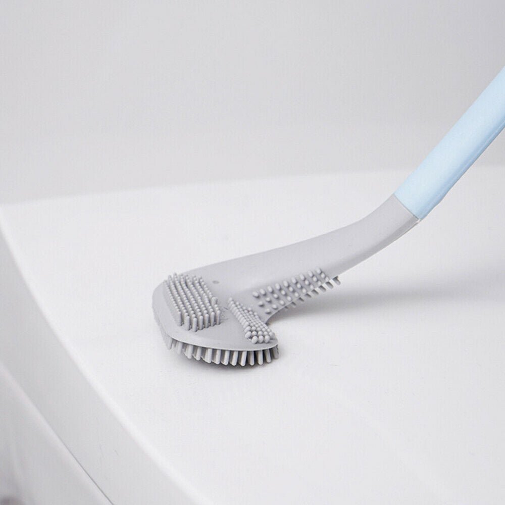 Krasvrije schoonmaak met deze hygiënische siliconen toiletborstel, een essentieel badkamer accessoire.