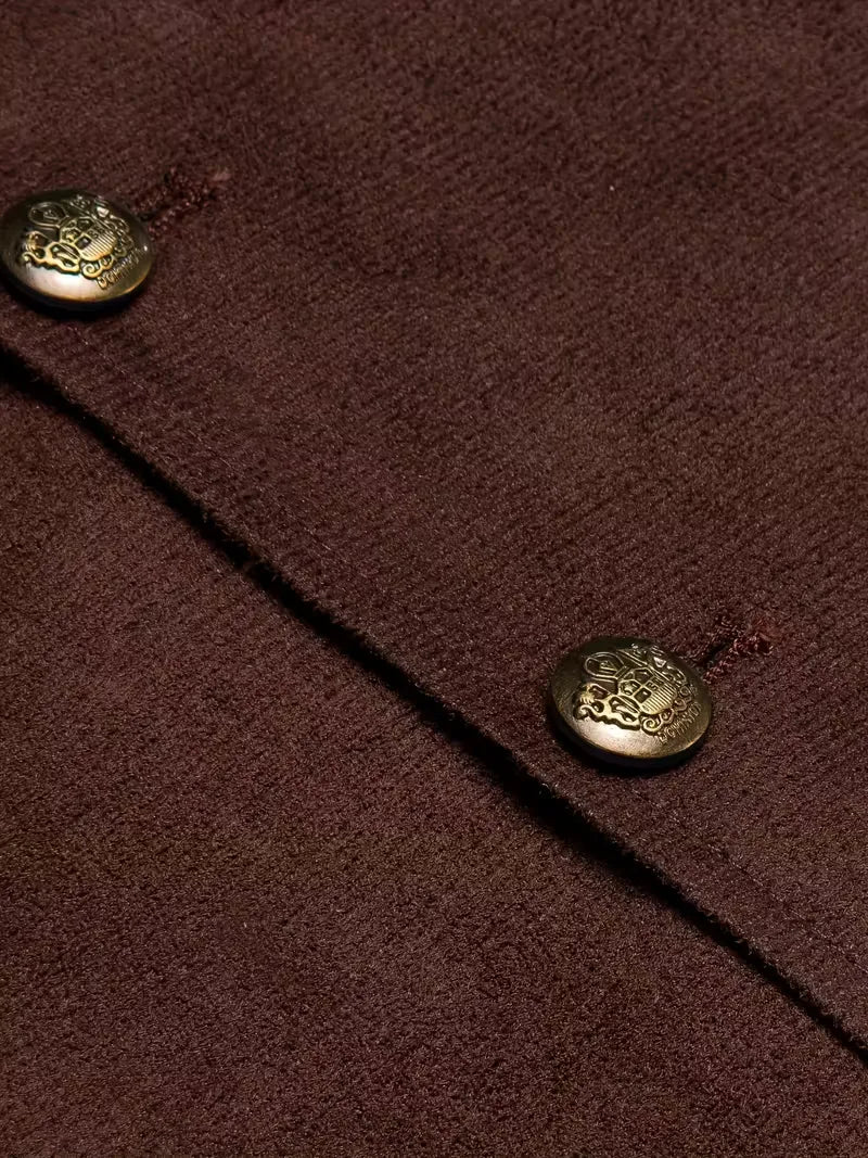 Heren gilet met knopen en V-hals, comfortabele pasvorm voor elke gelegenheid.