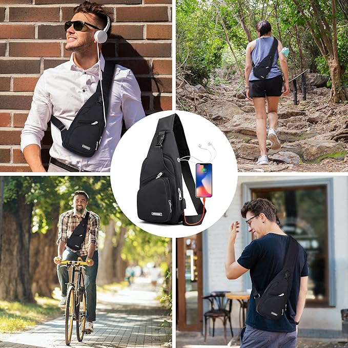 Detailopname van het waterbestendige materiaal van de WaveSling multifunctionele sling bag.