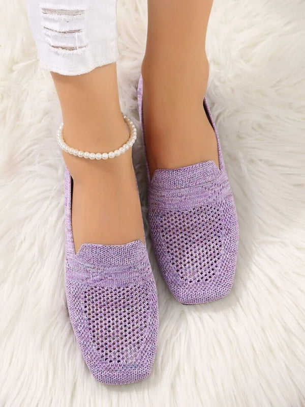 Comfortabele modieuze instappers voor dames, met orthopedische ondersteuning en antislip zool.