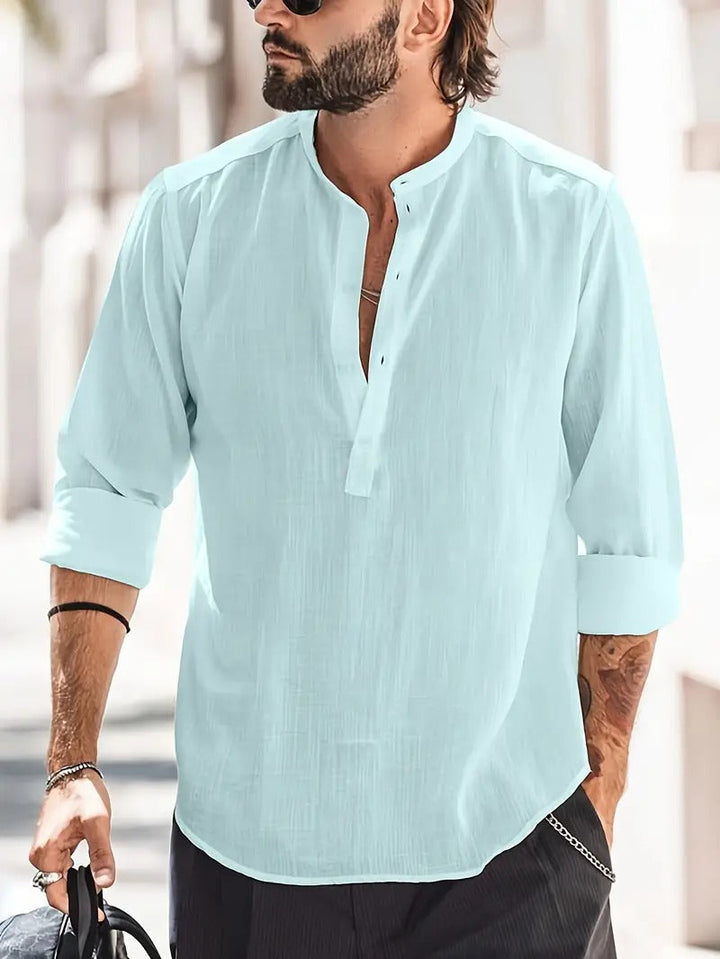 Elegant Jacob heren overhemd, een klassiek shirt met lange mouwen voor een tijdloze heren garderobe.