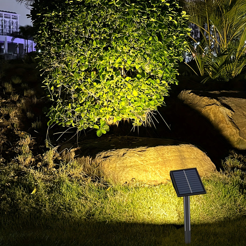 Draadloze 9 LED solar tuinverlichting, eenvoudige buitenlamp met zonne-energie. Ideaal voor gemakkelijke installatie.