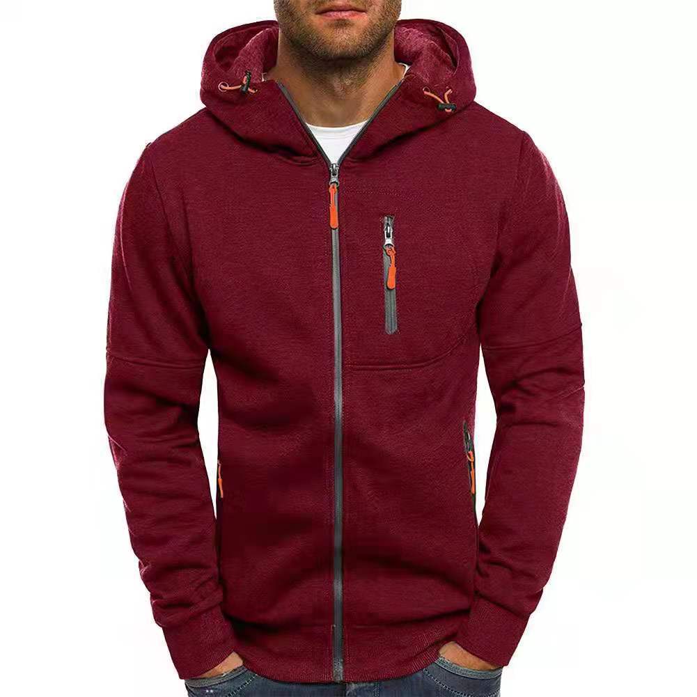 Zacht fleece vest voor heren, compleet met capuchon. Nieuwe collectie, perfect voor gelaagd comfort in de herfst.